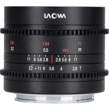 Laowa Obiectiv Manual Venus Optics Laowa 9mm t/2.9 Zero-D Cine-Mod pentru Canon RF-Mount Laowa Obiectiv Manual Venus Optics Laowa 9mm t/2.9 Zero-D Cine-Mod pentru Canon RF-Mount