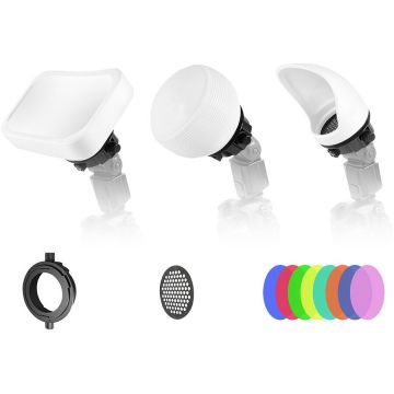 Lensgo LENSGO D1235 Silicon Diffuser pentru blitz speedlite. Lensgo LENSGO D1235 Silicon Diffuser pentru blitz speedlite.