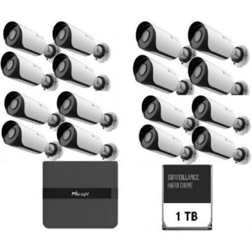 MILESIGHT TECHNOLOGY Kit supraveghere video MILESIGHT TECHNOLOGY KIT16BULLET2MP, 16 camere bullet + NVR, 2MP MILESIGHT TECHNOLOGY Kit supraveghere video MILESIGHT TECHNOLOGY KIT16BULLET2MP, 16 camere bullet + NVR, 2MP