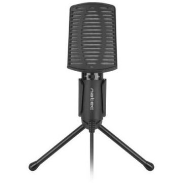 natec Microfon Natec ASP, Jack3.5mm, Cablu 1.8m, Cardioid, Negru natec Microfon Natec ASP, Jack3.5mm, Cablu 1.8m, Cardioid, Negru