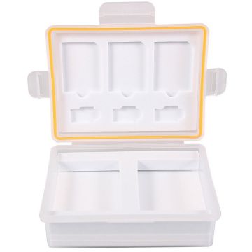Patona Hard case Patona pentru carduri SD micro SD si 2xAcumulatori LP-E10 NP-W126 DMW-BLG10 EN-EL23 Li109-1908 Patona Hard case Patona pentru carduri SD micro SD si 2xAcumulatori LP-E10 NP-W126 DMW-BLG10 EN-EL23 Li109-1908