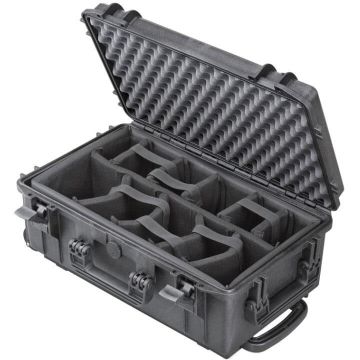 Plastica Panaro Hard case MAX520CAMTR cu roti pentru echipamente de studio Plastica Panaro Hard case MAX520CAMTR cu roti pentru echipamente de studio