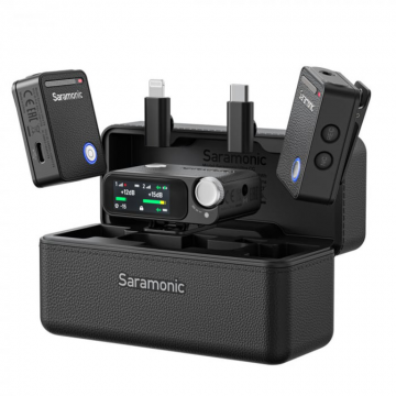 SARAMONIC Kit microfon wireless Saramonic Ultra 01 (2TX+RX)ClearVoice, IPX5, 2 x magn. microf., negru SARAMONIC Kit microfon wireless Saramonic Ultra 01 (2TX+RX)ClearVoice, IPX5, 2 x magn. microf., negru