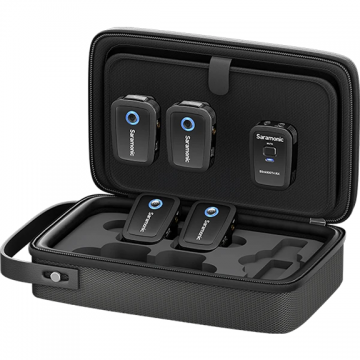 SARAMONIC Microfon Saramonic Kit microfon wireless Blink500T4 4TX+RX , Negru SARAMONIC Microfon Saramonic Kit microfon wireless Blink500T4 4TX+RX , Negru