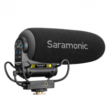 SARAMONIC Microfon Saramonic Vmic5 ProAuto On/Off, TRS & TRRS, Negru SARAMONIC Microfon Saramonic Vmic5 ProAuto On/Off, TRS & TRRS, Negru