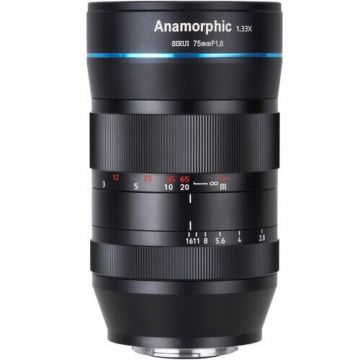 Sirui Obiectiv Manual SIRUI 75mm F1.8 1.33X APS-C Anamorphic Lens Nikon Z Sirui Obiectiv Manual SIRUI 75mm F1.8 1.33X APS-C Anamorphic Lens Nikon Z