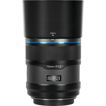 Sirui Sirui Sniper Lens APS-C AF 75mm F1.2 X-Mount Black Carbon Sirui Sirui Sniper Lens APS-C AF 75mm F1.2 X-Mount Black Carbon