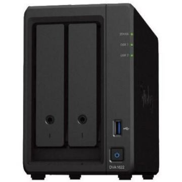 Synology Sistem NVR, Synology, DVA1622/DVA1622, Negru Synology Sistem NVR, Synology, DVA1622/DVA1622, Negru