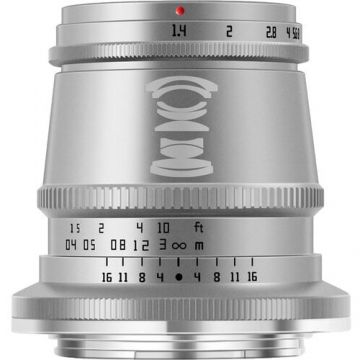 TTArtisan Obiectiv TTArtisan 17mm F1.4 Silver pentru Nikon Z Mount TTArtisan Obiectiv TTArtisan 17mm F1.4 Silver pentru Nikon Z Mount