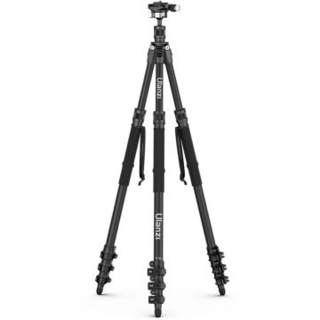 Ulanzi Kit Trepied 145cm Fibra Carbon cu Cap Sferic Ulanzi TT35 Hiking Stick Tripod Kit Ulanzi Kit Trepied 145cm Fibra Carbon cu Cap Sferic Ulanzi TT35 Hiking Stick Tripod Kit