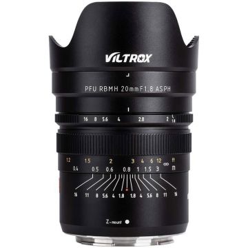 Viltrox Obiectiv Manual VILTROX 20mm F1.8 Wide-Angle pentru Nikon Z-mount Full Frame Viltrox Obiectiv Manual VILTROX 20mm F1.8 Wide-Angle pentru Nikon Z-mount Full Frame