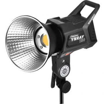 Yongnuo Lampa LED Yongnuo YNRAY180 COB LED 3200-5600K cu montura Bowens Yongnuo Lampa LED Yongnuo YNRAY180 COB LED 3200-5600K cu montura Bowens