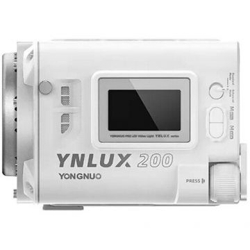 Yongnuo Lampa video LED COB 200W Smart Yongnuo YNLUX200 5600K White Case Yongnuo Lampa video LED COB 200W Smart Yongnuo YNLUX200 5600K White Case