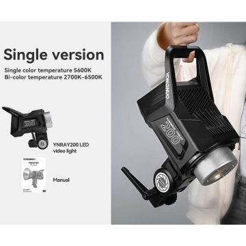 Yongnuo Lampa Video LED COB 200W Smart YONGNUO YNRAY200 5600k Yongnuo Lampa Video LED COB 200W Smart YONGNUO YNRAY200 5600k