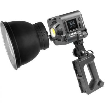 Yongnuo Lampa Video LED Yongnuo LUX100 cu hand grip NP-F si temperatura de culoare 3200K-5600K Yongnuo Lampa Video LED Yongnuo LUX100 cu hand grip NP-F si temperatura de culoare 3200K-5600K