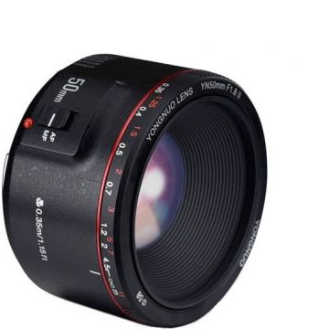 Yongnuo Obiectiv foto Yongnuo YN 50mm f1.8 II pentru Canon EOS Yongnuo Obiectiv foto Yongnuo YN 50mm f1.8 II pentru Canon EOS