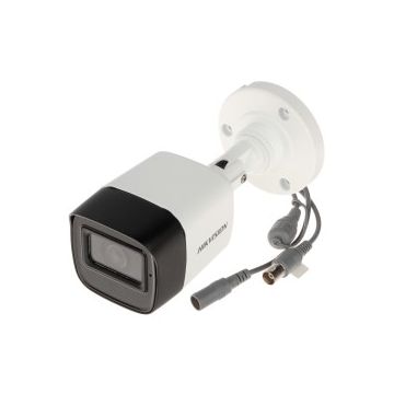 Camera de supraveghere Hikvision Turbo HD Bullet, DS-2CE16H0T-ITFS (2.8mm); 5MP; Microfon audio incorporat