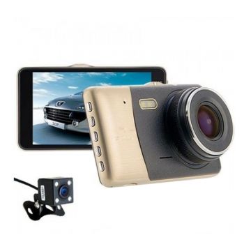 Camera auto DVR, 4 inch, Full HD, 170 grade, USB, slim 9 mm