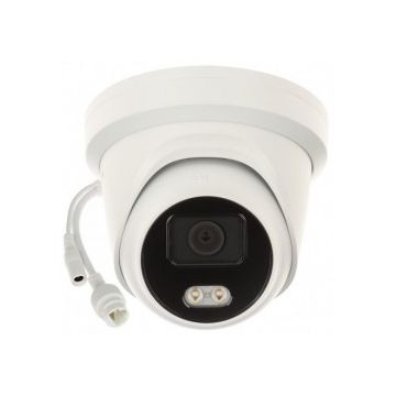 Camera IP ColorVu 4.0 MP, lentila 2.8mm, lumina alba 30m, Audio Hikvision DS-2CD2347G2-L-2.8mm