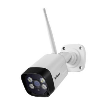 Camera de supraveghere SriHome, Full HD, 3 MP, vedere nocturna color, sunet bidirectional, senzor miscare. microSD Camera de supraveghere SriHome, Full HD, 3 MP, vedere nocturna color, sunet bidirectional, senzor miscare. microSD