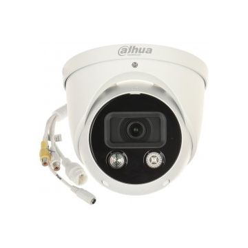 Camera IP Dahua 8.3MP Full Color TIOC, LED 30m, 2.8mm WizSense Active Deterrence Alarma HDW3849H-AS-PV-S3