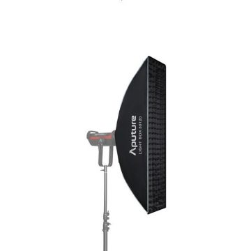 Aputure Softbox strip Aputure Light Box 30x120cm cu grid si montura Bowens Aputure Softbox strip Aputure Light Box 30x120cm cu grid si montura Bowens