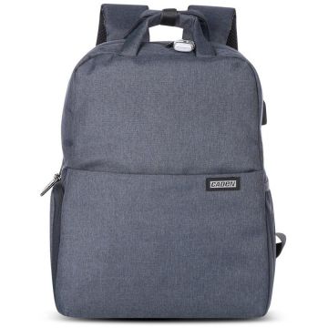 Caden Rucsac foto Caden L5 II L gri inchis pentru calatorii cu port USB Caden Rucsac foto Caden L5 II L gri inchis pentru calatorii cu port USB