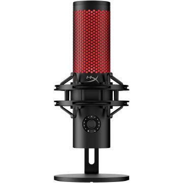 HP Microfon HyperX Q귊st 2, USB-C, pentru gaming, streaming si podcasting, control on-board, iluminare LED, stand antisoc demontabil, PC/Mac/PS5/PS4, Negru HP Microfon HyperX Q귊st 2, USB-C, pentru gaming, streaming si podcasting, control on-board, iluminare LED, stand antisoc demontabil, PC/Mac/PS5/PS4, Negru