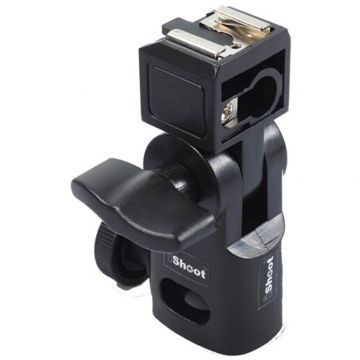 iShoot Mini suport orientabil patina blitz + menghina umbrela pentru stativ (spigot) iShoot Mini suport orientabil patina blitz + menghina umbrela pentru stativ (spigot)