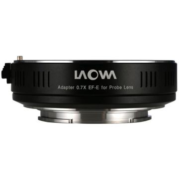Laowa Adaptor montura Laowa EF-E 0.7x Reducere focala de la Canon EF/S la Sony E pentru obiectiv Laowa 24mm f/14 Probe Laowa Adaptor montura Laowa EF-E 0.7x Reducere focala de la Canon EF/S la Sony E pentru obiectiv Laowa 24mm f/14 Probe