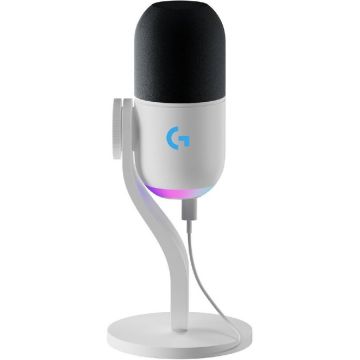 Logitech Microfon Logitech G Yeti GX RGB, USB, cu fir, 50 - 18000 Hz, Alb Logitech Microfon Logitech G Yeti GX RGB, USB, cu fir, 50 - 18000 Hz, Alb