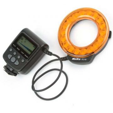 Meike Meike MK-FC100S Lampa macro pentru Sony cu LED-uri si functie blitz Meike Meike MK-FC100S Lampa macro pentru Sony cu LED-uri si functie blitz