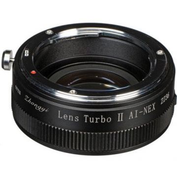 Mitakon Adaptor Montura Mitakon Lens Turbo Mark 2 Obiectiv Nikon F la Camere Sony E MTKLTM2AI2SE Mitakon Adaptor Montura Mitakon Lens Turbo Mark 2 Obiectiv Nikon F la Camere Sony E MTKLTM2AI2SE