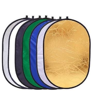 OEM Blenda ovala 7in1 gold silver difuzie alb negru albastru verde 60x90cm OEM Blenda ovala 7in1 gold silver difuzie alb negru albastru verde 60x90cm