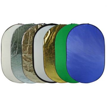 OEM Blenda ovala 7in1 gold silver difuzie alb sunfire albastru verde 60x90cm OEM Blenda ovala 7in1 gold silver difuzie alb sunfire albastru verde 60x90cm