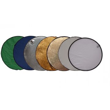 OEM Blenda rotunda 7in1 gold silver difuzie alb sunfire albastru verde 80cm OEM Blenda rotunda 7in1 gold silver difuzie alb sunfire albastru verde 80cm