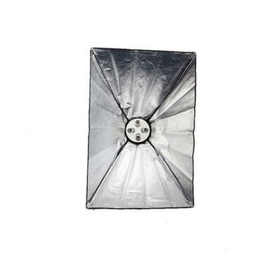 OEM Kit suport stativ pentru 4 becuri cu fasung E27 + softbox 50X70cm OEM Kit suport stativ pentru 4 becuri cu fasung E27 + softbox 50X70cm
