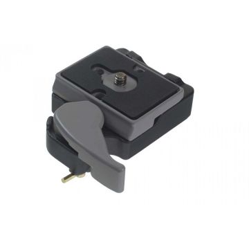 OEM Patina quick-release 323 RC2 200PL-14 cu filet 1/4 tata si 3/8 mama pentru video rig, trepiede, monopiede OEM Patina quick-release 323 RC2 200PL-14 cu filet 1/4 tata si 3/8 mama pentru video rig, trepiede, monopiede