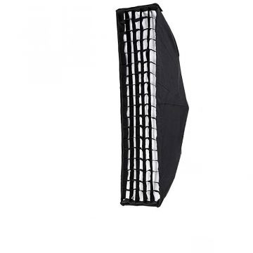 OEM Softbox 22x90cm cu deschidere tip umbrela grid honeycomb si montura Bowens OEM Softbox 22x90cm cu deschidere tip umbrela grid honeycomb si montura Bowens