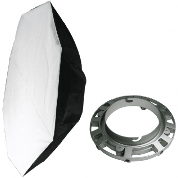OEM Softbox octogonal octobox 95cm cu montura Elinchrom si Velcro pentru grid OEM Softbox octogonal octobox 95cm cu montura Elinchrom si Velcro pentru grid