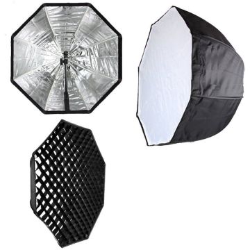 OEM Softbox tip umbrela 80cm si grid OEM Softbox tip umbrela 80cm si grid