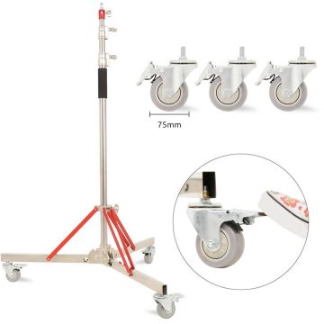 OEM Stativ Lumini 320cm Havy Duty Light Stand With Wheels 3.2MVH OEM Stativ Lumini 320cm Havy Duty Light Stand With Wheels 3.2MVH