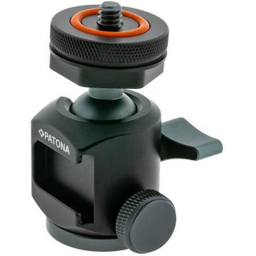 Patona Cap tip bila Patona cu patina surub 1/4 tata pentru camere si trepiede - 1435 Patona Cap tip bila Patona cu patina surub 1/4 tata pentru camere si trepiede - 1435