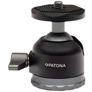 Patona Cap tip bila Patona cu surub 1/4 tata pentru camere si trepiede - 1436 Patona Cap tip bila Patona cu surub 1/4 tata pentru camere si trepiede - 1436