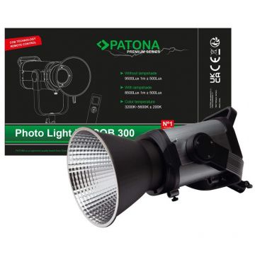 Patona Lampa LED proiector Patona Photo Light COB-300 APRC with app control - 4282 Patona Lampa LED proiector Patona Photo Light COB-300 APRC with app control - 4282