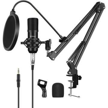 Puluz Kit Microfon condensator Puluz PU612B Studio Broadcast Puluz Kit Microfon condensator Puluz PU612B Studio Broadcast