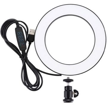 Puluz Lampa circulara pe usb Puluz 12cm Puluz Lampa circulara pe usb Puluz 12cm