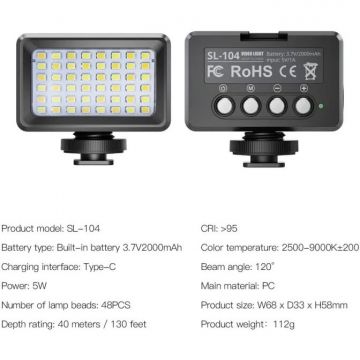 Seafrogs Lampa LED SeaFrogs SL-104 subacvatica Seafrogs Lampa LED SeaFrogs SL-104 subacvatica