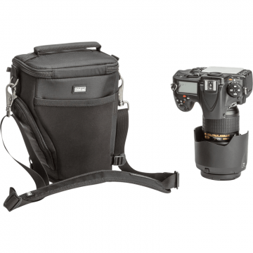 THINK TANK Husa Unica toc digital Think Tank 20 V2, pentru DSLR-uri standard, 24-70 f/2.8 cu parasolar în poziție de fotografiere sau 70-200 mm f/2.8 cu parasolar inversat, Negru THINK TANK Husa Unica toc digital Think Tank 20 V2, pentru DSLR-uri standard, 24-70 f/2.8 cu parasolar în poziție de fotografiere sau 70-200 mm f/2.8 cu parasolar inversat, Negru