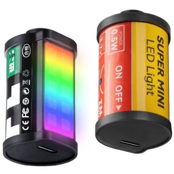 TTArtisan Lampa LED RGB Camera Foto 0.5W 300mAh TTartisan Mini RGB Led Light TTArtisan Lampa LED RGB Camera Foto 0.5W 300mAh TTartisan Mini RGB Led Light
